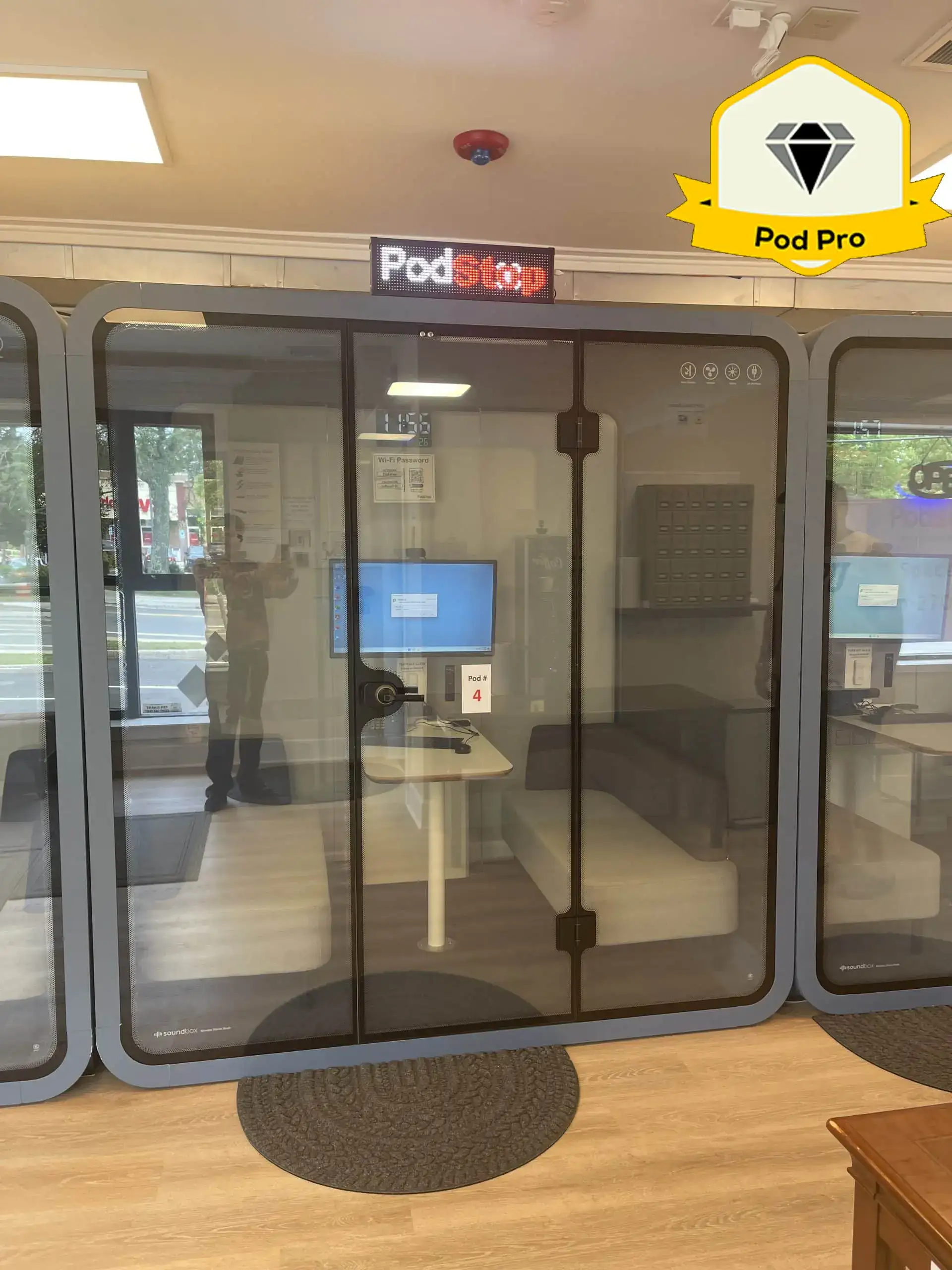 PodStop - Different office pods for rent